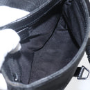 GUCCI GG Canvas Jackie Waist bag Black Silver 92543 Auth ka1363-11