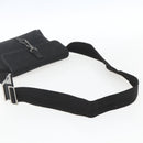 GUCCI GG Canvas Jackie Waist bag Black Silver 92543 Auth ka1363-7