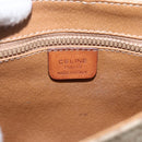 CELINE Macadam Canvas Shoulder Bag PVC Beige Gold Auth ka1364-14