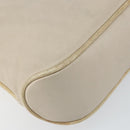 CELINE Shoulder Bag Leather Beige Gold Auth ka1365-14