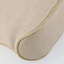 CELINE Shoulder Bag Leather Beige Gold Auth ka1365-16