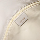 CELINE Shoulder Bag Leather Beige Gold Auth ka1365-18