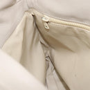 CELINE Shoulder Bag Leather Beige Gold Auth ka1365-20