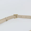 CELINE Shoulder Bag Leather Beige Gold Auth ka1365-8