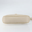 CELINE Shoulder Bag Leather Beige Gold Auth ka1365-5
