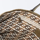 GUCCI GG Canvas Tote Bag Beige Gold 163805 Auth ka1366-18