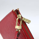 LOUIS VUITTON Epi Pochette Accessoires Pouch Red M52947 LV Auth ka1372-10