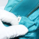 PRADA Hand Bag Nylon Light Blue Gold Auth ka1374-12