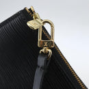 LOUIS VUITTON Epi Pochette Accessoires Pouch Black M52982 LV Auth ka1376-18