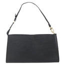 LOUIS VUITTON Epi Pochette Accessoires Pouch Black M52982 LV Auth ka1376-2