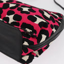 BOTTEGA VENETA Shoulder Bag Canvas Pink Auth ka1377A-15