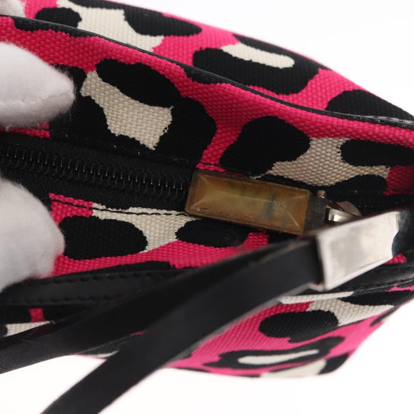 BOTTEGA VENETA Shoulder Bag Canvas Pink Auth ka1377A