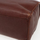 Salvatore Ferragamo Vala Shoulder Bag Leather Brown Gold Auth ka1378-15