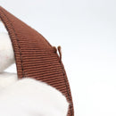 Salvatore Ferragamo Vala Shoulder Bag Leather Brown Gold Auth ka1378-9