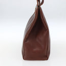 Salvatore Ferragamo Vala Shoulder Bag Leather Brown Gold Auth ka1378-4