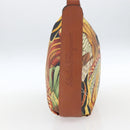 Salvatore Ferragamo Shoulder Bag Brown Gold Auth ka1379-4