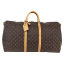 LOUIS VUITTON Monogram Keepall Bandouliere 60 Boston Bag M41412 LV Auth ka138-2