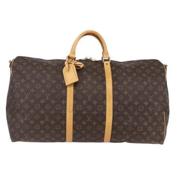 LOUIS VUITTON Monogram Keepall Bandouliere 60 Boston Bag M41412 LV Auth ka138 - 0
