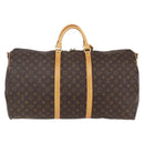 LOUIS VUITTON Monogram Keepall Bandouliere 60 Boston Bag M41412 LV Auth ka138-3