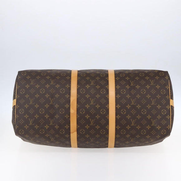 LOUIS VUITTON Monogram Keepall Bandouliere 60 Boston Bag M41412 LV Auth ka138