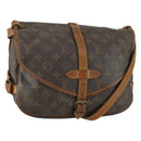 LOUIS VUITTON Monogram Saumur 30 Shoulder Bag M42256 LV Auth ka1380-1