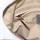 Chloe Paraty Hand Bag Leather 2way Gray Gold Auth ka1384-18