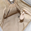 Chloe Paraty Hand Bag Leather 2way Gray Gold Auth ka1384-21