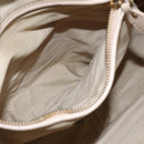 Chloe Paraty Hand Bag Leather 2way Gray Gold Auth ka1384-22