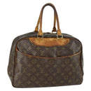 LOUIS VUITTON Monogram Deauville Hand Bag M47270 LV Auth ka1385-1