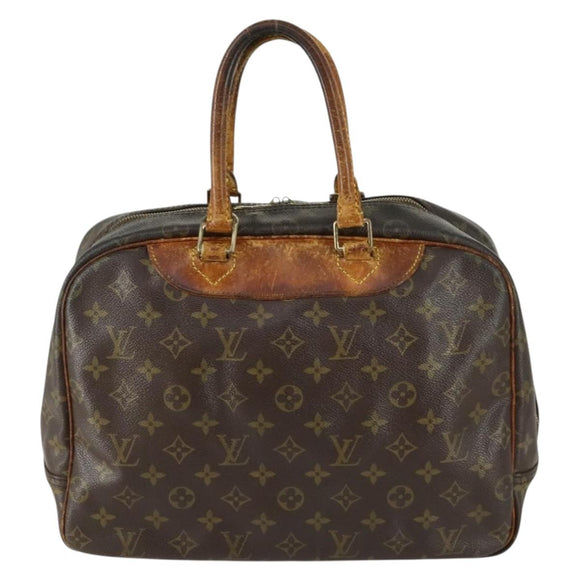 LOUIS VUITTON Monogram Deauville Hand Bag M47270 LV Auth ka1385