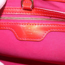 LOUIS VUITTON Monogram Vernis Wilshire PM Hand Bag Rose Pop M93643 Auth ka1388-10