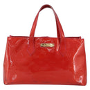 LOUIS VUITTON Monogram Vernis Wilshire PM Hand Bag Rose Pop M93643 Auth ka1388-13