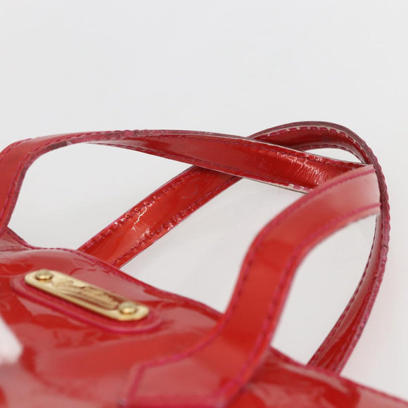 LOUIS VUITTON Monogram Vernis Wilshire PM Hand Bag Rose Pop M93643 Auth ka1388