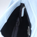 LOEWE Hand Bag Suede Blue Silver Auth ka1394-20