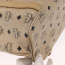MCM Vicetos Logogram Tote Bag PVC Leather 2way Beige Gold Auth ka1395-16
