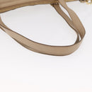 MCM Vicetos Logogram Tote Bag PVC Leather 2way Beige Gold Auth ka1395-7