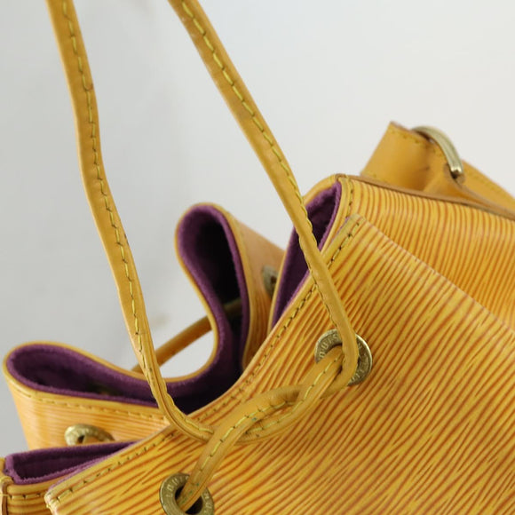 LOUIS VUITTON Epi Noe Shoulder Bag Tassili Yellow M44009 LV Auth ka1396