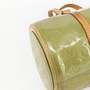 LOUIS VUITTON Monogram Vernis Bedford Hand Bag Baby Blue M91007 LV Auth ka1398-14