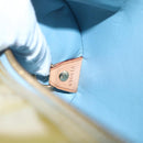 LOUIS VUITTON Monogram Vernis Bedford Hand Bag Baby Blue M91007 LV Auth ka1398-12