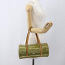 LOUIS VUITTON Monogram Vernis Bedford Hand Bag Baby Blue M91007 LV Auth ka1398-20