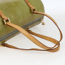 LOUIS VUITTON Monogram Vernis Bedford Hand Bag Baby Blue M91007 LV Auth ka1398-7