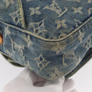 LOUIS VUITTON Monogram Denim Bum Bag Shoulder Bag Blue M44741 LV Auth ka139V-15