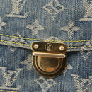 LOUIS VUITTON Monogram Denim Bum Bag Shoulder Bag Blue M44741 LV Auth ka139V-17