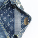 LOUIS VUITTON Monogram Denim Bum Bag Shoulder Bag Blue M44741 LV Auth ka139V-23