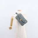 LOUIS VUITTON Monogram Denim Bum Bag Shoulder Bag Blue M44741 LV Auth ka139V-24