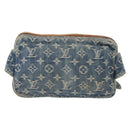 LOUIS VUITTON Monogram Denim Bum Bag Shoulder Bag Blue M44741 LV Auth ka139V-2