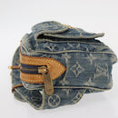 LOUIS VUITTON Monogram Denim Bum Bag Shoulder Bag Blue M44741 LV Auth ka139V-4