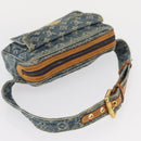 LOUIS VUITTON Monogram Denim Bum Bag Shoulder Bag Blue M44741 LV Auth ka139V-7
