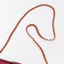 PRADA Chain Shoulder Bag Nylon Leather Pink Gold Auth ka140-14