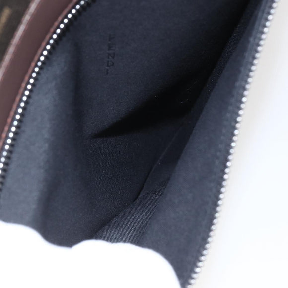 FENDI Zucca Canvas Tote Bag Black Brown Auth ka1401M